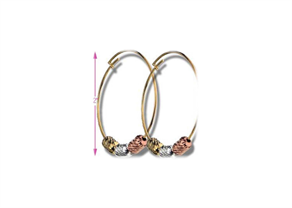 3 Tone Plated | Fashion Earrings